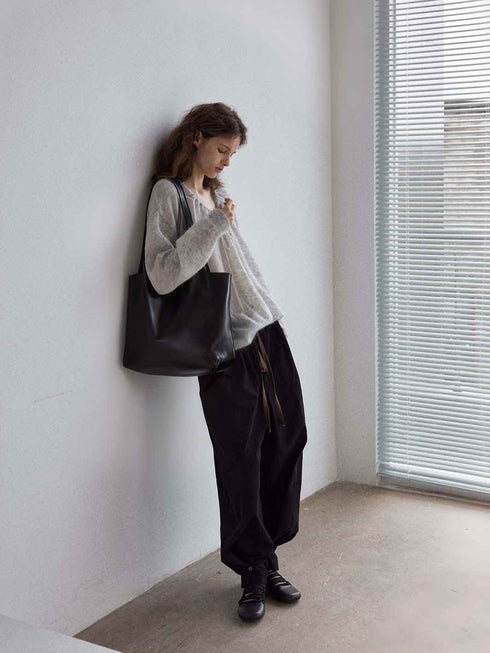 Fluff Wool Line Top